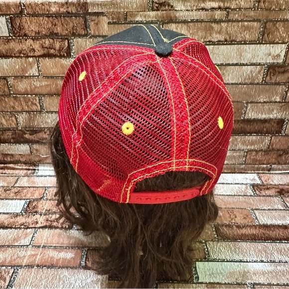 Walt Disney World Mickey Mouse Rock Legend Black and Red Graphic Cap - Picture 5 of 9